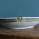 Keraluc Quimper oval flat salad bowl signed Yvonne Pennec