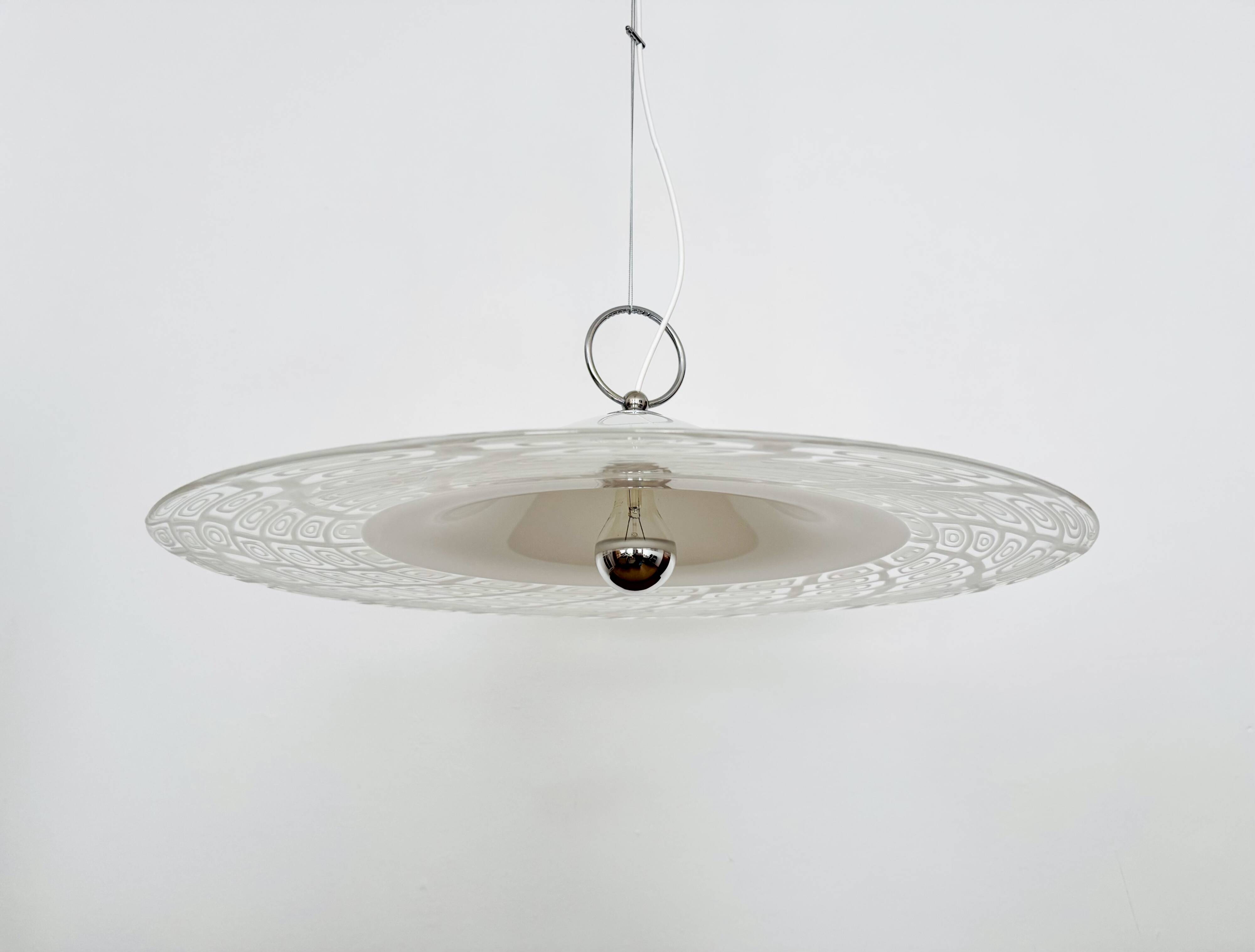 Large Murano Glass Pendant Lamp