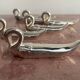 Set of 6 silver-plated swan knife rests