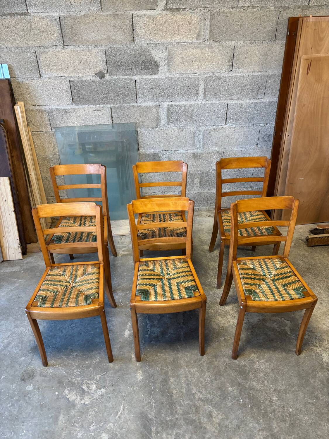 Monobloc bistro chairs
