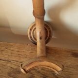 Coat holder vintage light wood