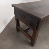 18th century solid oak farm table