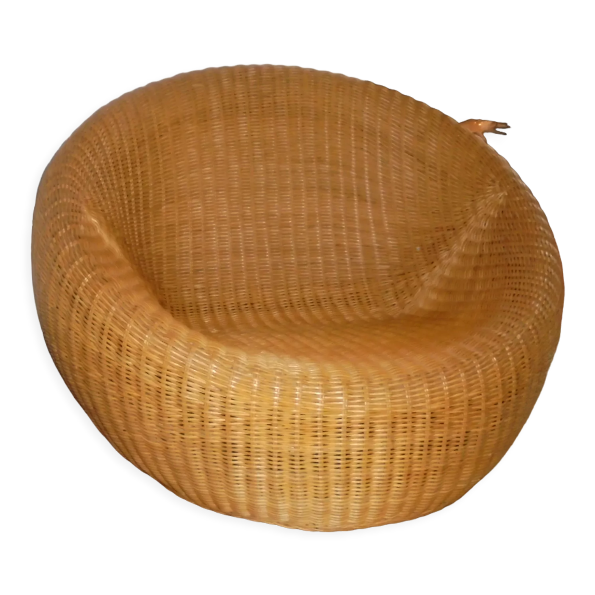 Rattan easy chair