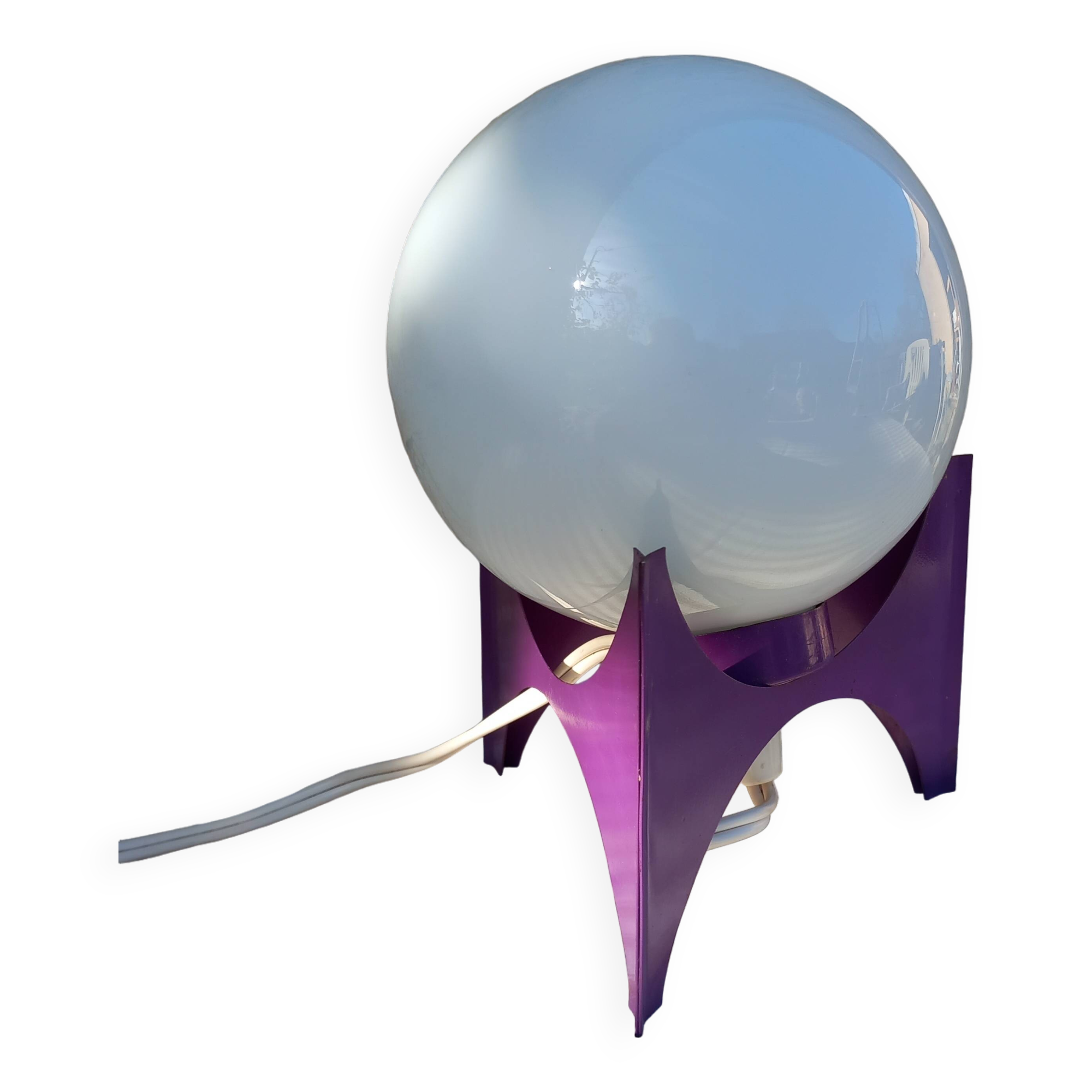 Space age table lamp from the 80s