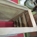 Oak chest of drawers with marble top, 1940-1950