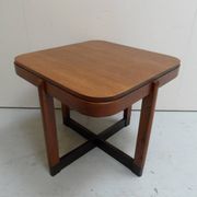 Table basse en chêne art déco