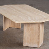 Coffee table Vintage Design Travertine – 134 cm