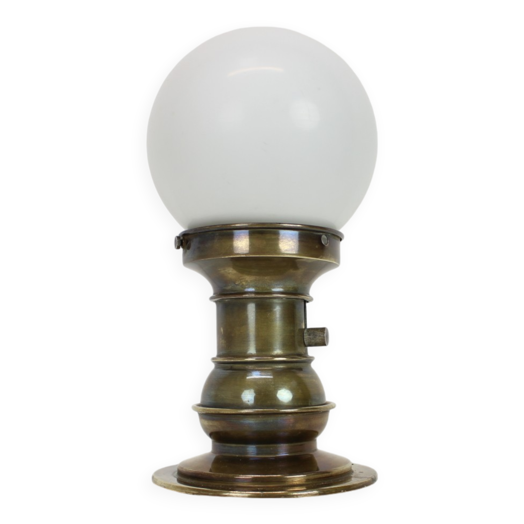 Lampe de table en laiton, Tchécoslovaquie 1930