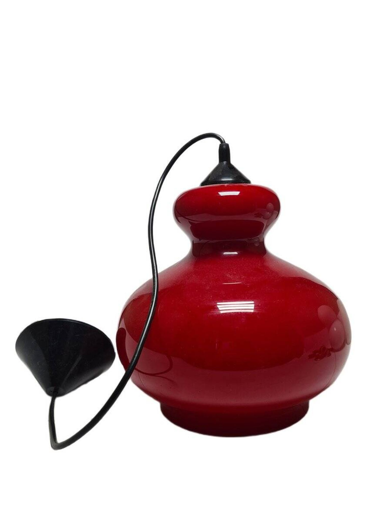 Postmodern pendant lamp by Polam Wieliczka, Poland, 1980s