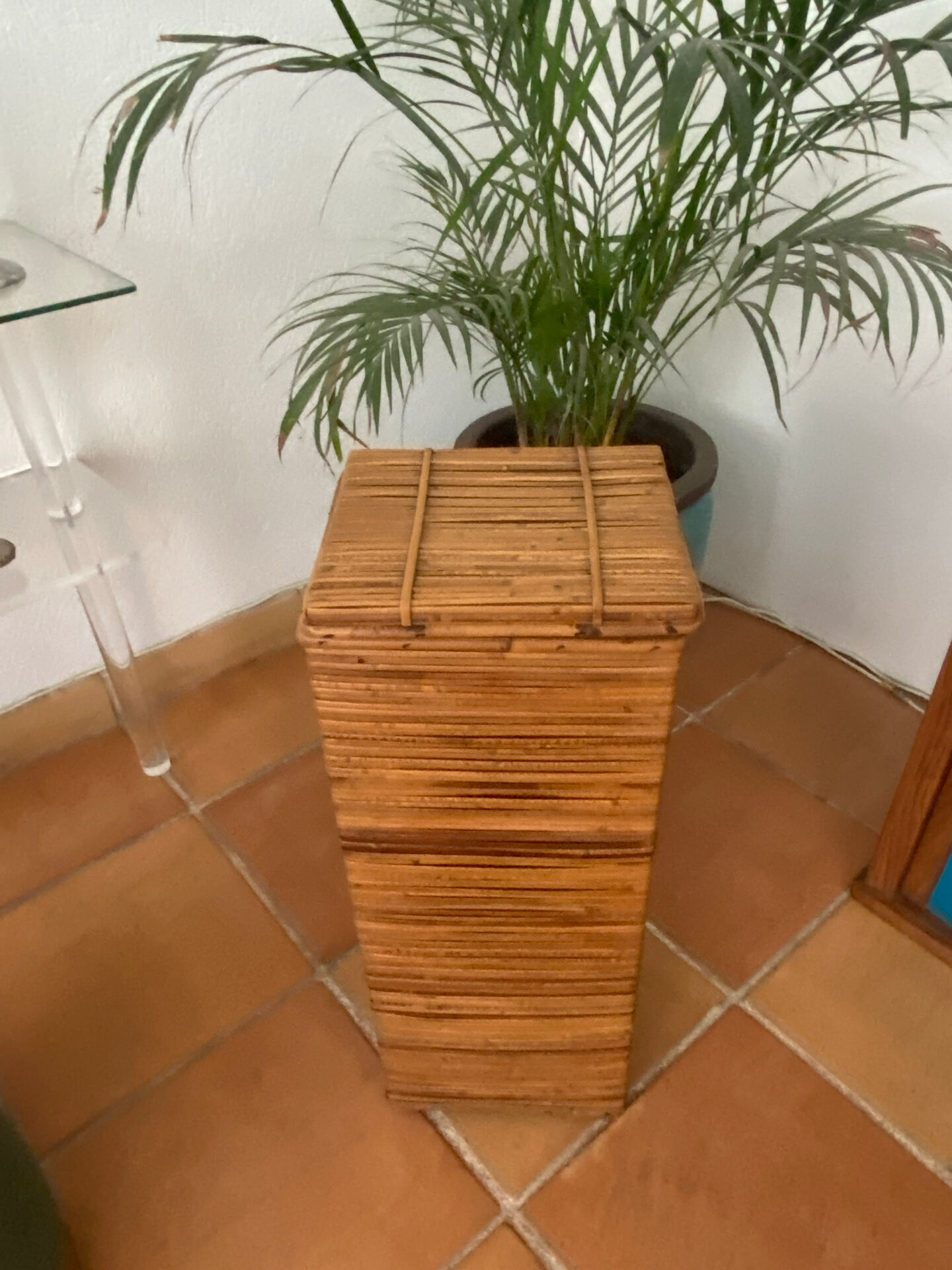 Rattan chest