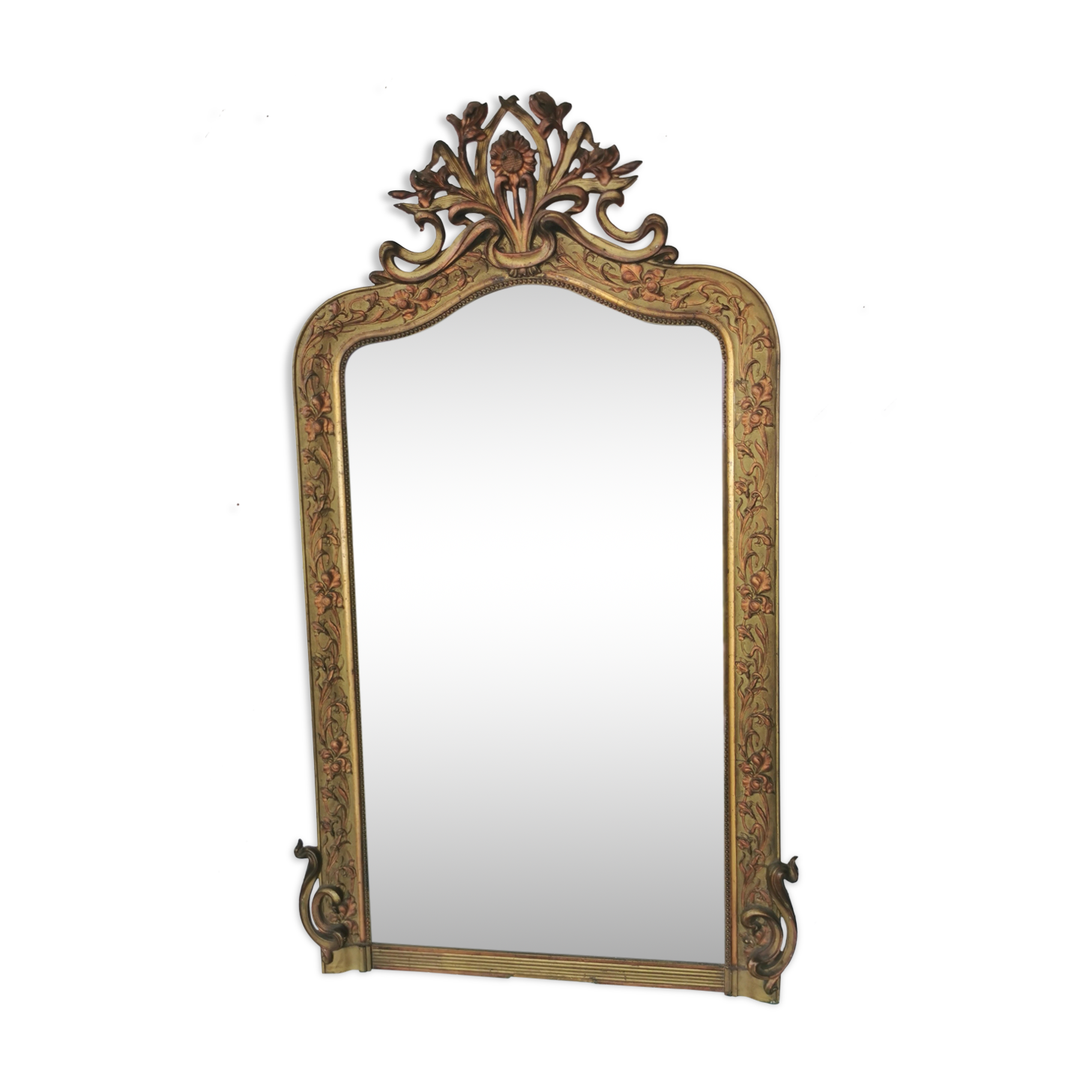 Art Nouveau fireplace mirror 1900