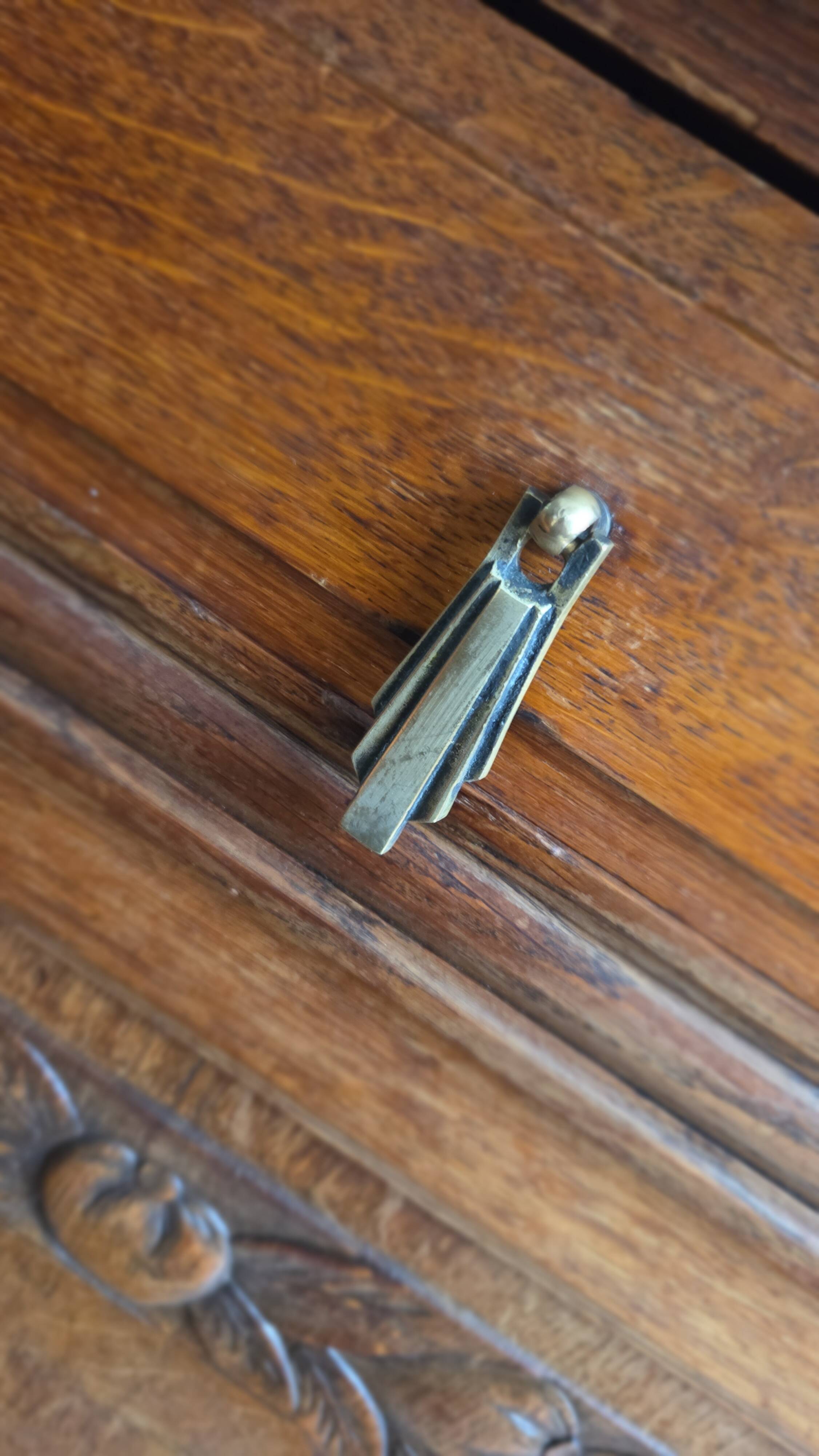 Art Deco marble buffet table