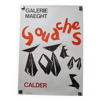 Original lithographic poster after Alexander Calder, 1966, 53 x 75 cm
