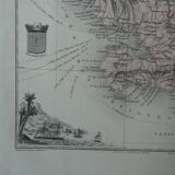 Old map of Martinique - 1895