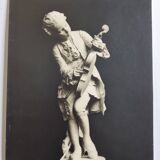 Old photograph by Eugène Fiorillo after Louis Ernest Barrias, Mozart, silver print