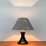 Floor or table lamp in German glass and synthetic cork in M Design style by Ingo Maurer, 1960s.