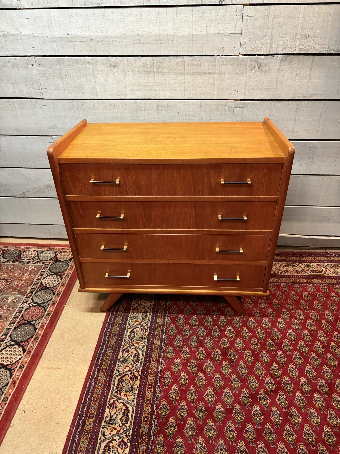 Commode vintage pieds compas Ep 60/70