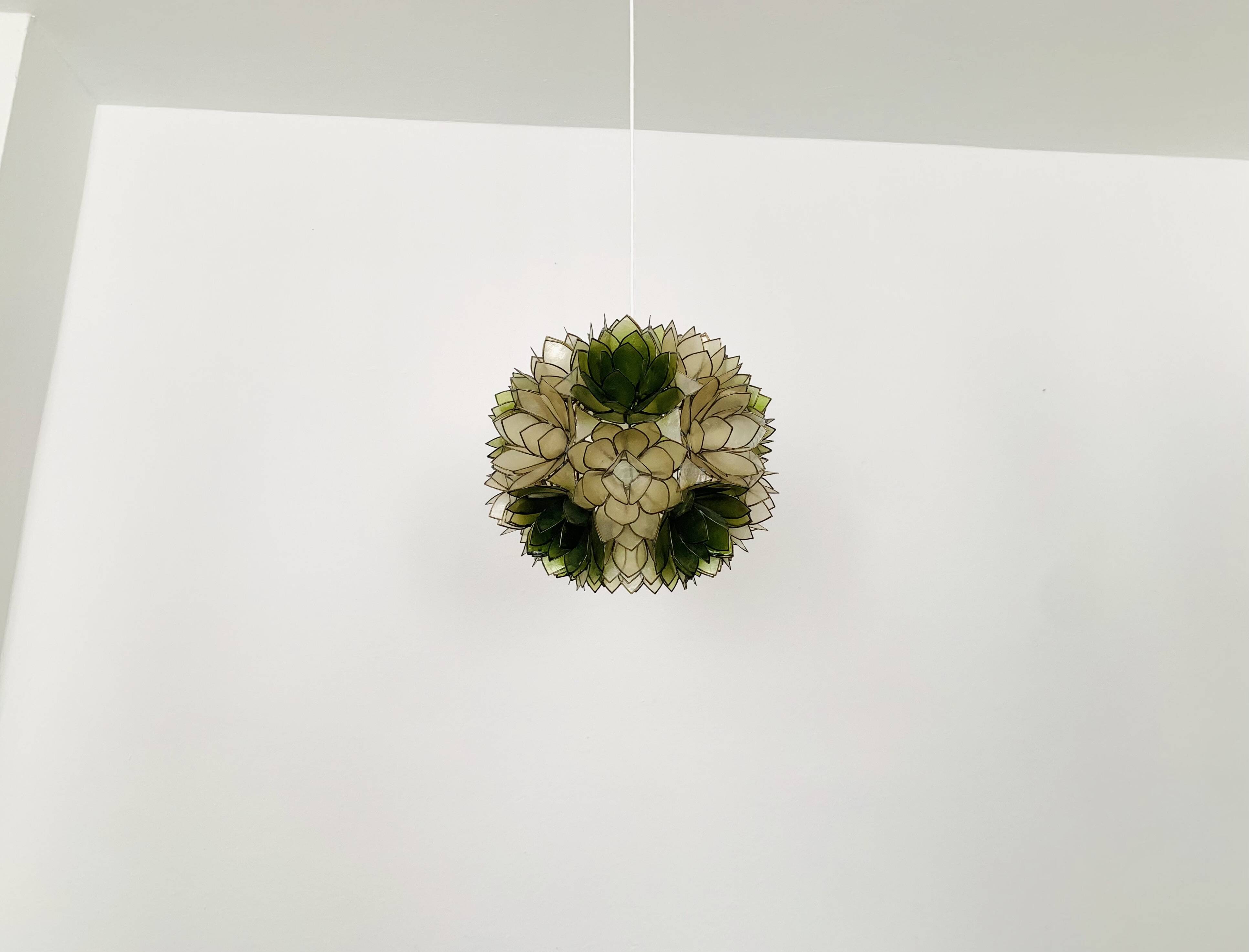 Capiz Shell Pendant Lamp