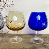 Trio of small Empoli vases