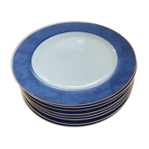 Set of 8 plates of presentation porcelain Bernardaud