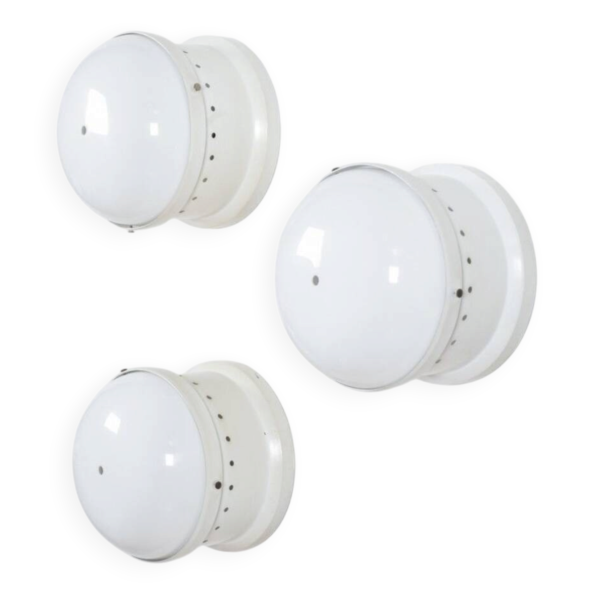 3 designer ceiling lights by Gianemilio, Piero & Anna Monti for Kartell