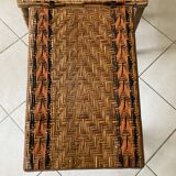 Rattan chaise longue