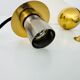 Large Adjustable Brass Pendant Lamp with Counterweight by Florian Schulz