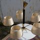 Lustre vintage en laiton