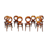 Series of 8 Baumann seagull chairs