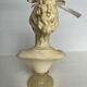 Buste de femme en albâtre et onyx