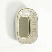 Beautiful small Art Deco ceramic mirror by Gmundner Keramik Austria, 1920