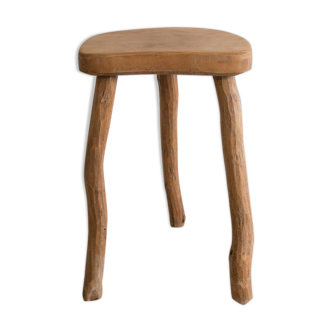 Tripod wooden stool