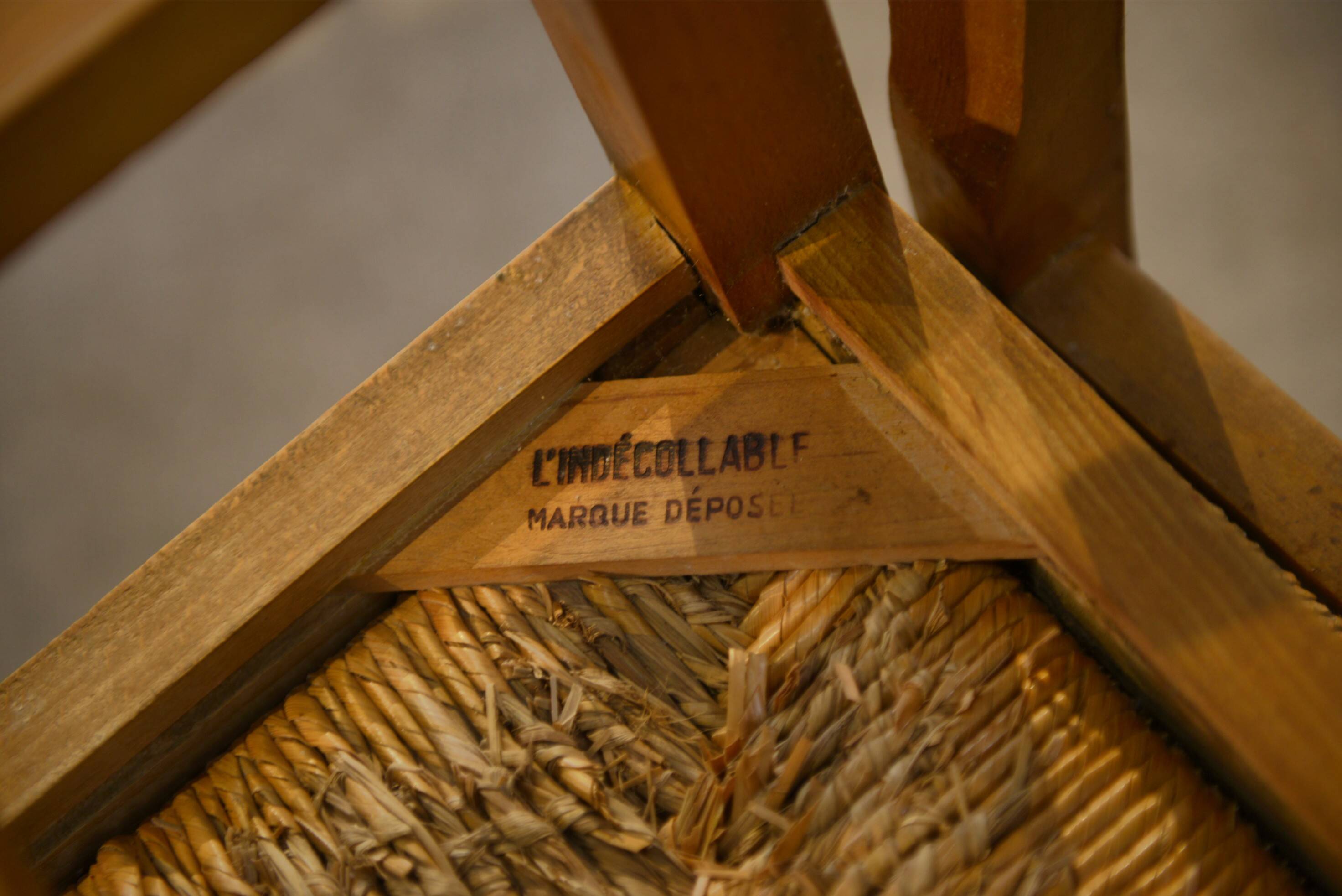 Ensemble de 6 chaises Pierre Cruège 1950’s