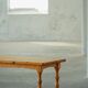 Scandinavian coffee table in brutalist style made of pine, with turned legs, Danish modern style, 1970s.
