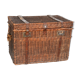 Travel trunk 1900 in wicker