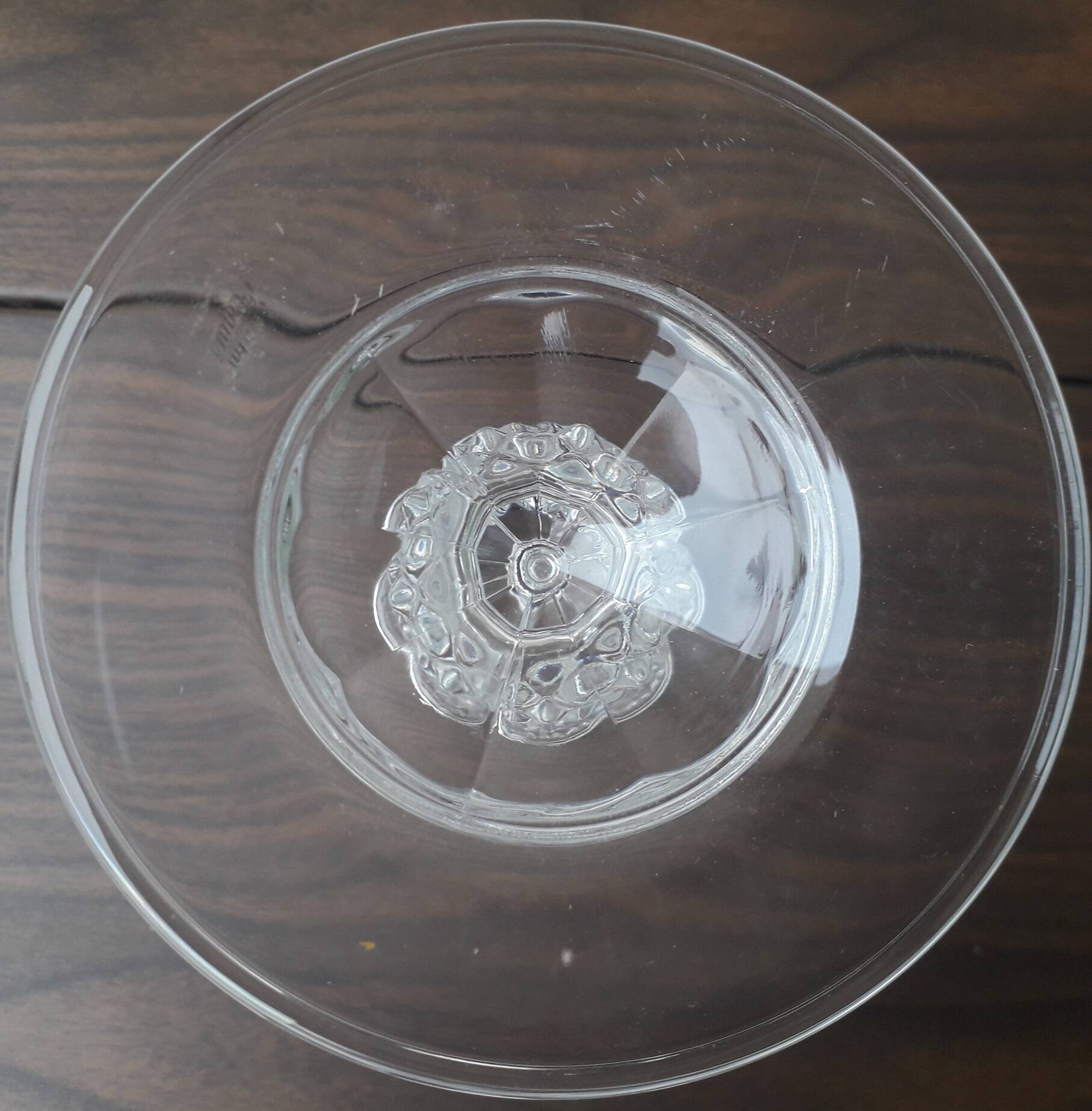 Pair of crystal candlesticks
