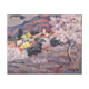 Paysage de fleurs d’amandier