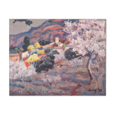 Josep Mas Pou - Almond Blossom Landscape