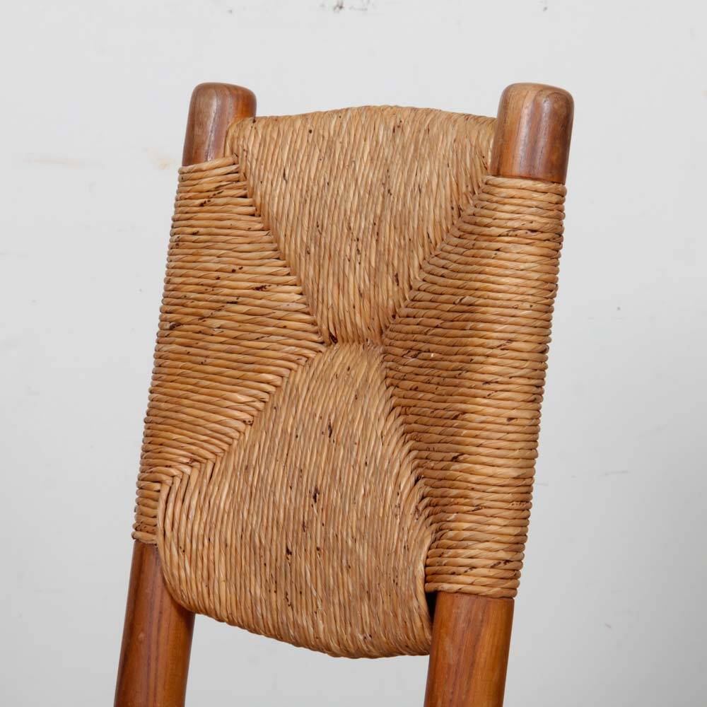 Set of 6 chairs, model Bauche no. 19, by Charlotte Perriand, 1950