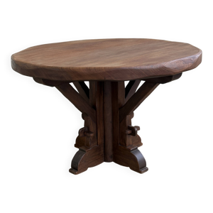 table ronde bois massif