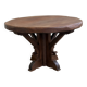 Solid wood round table