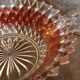Vintage glass salad bowl