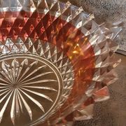Vintage glass salad bowl