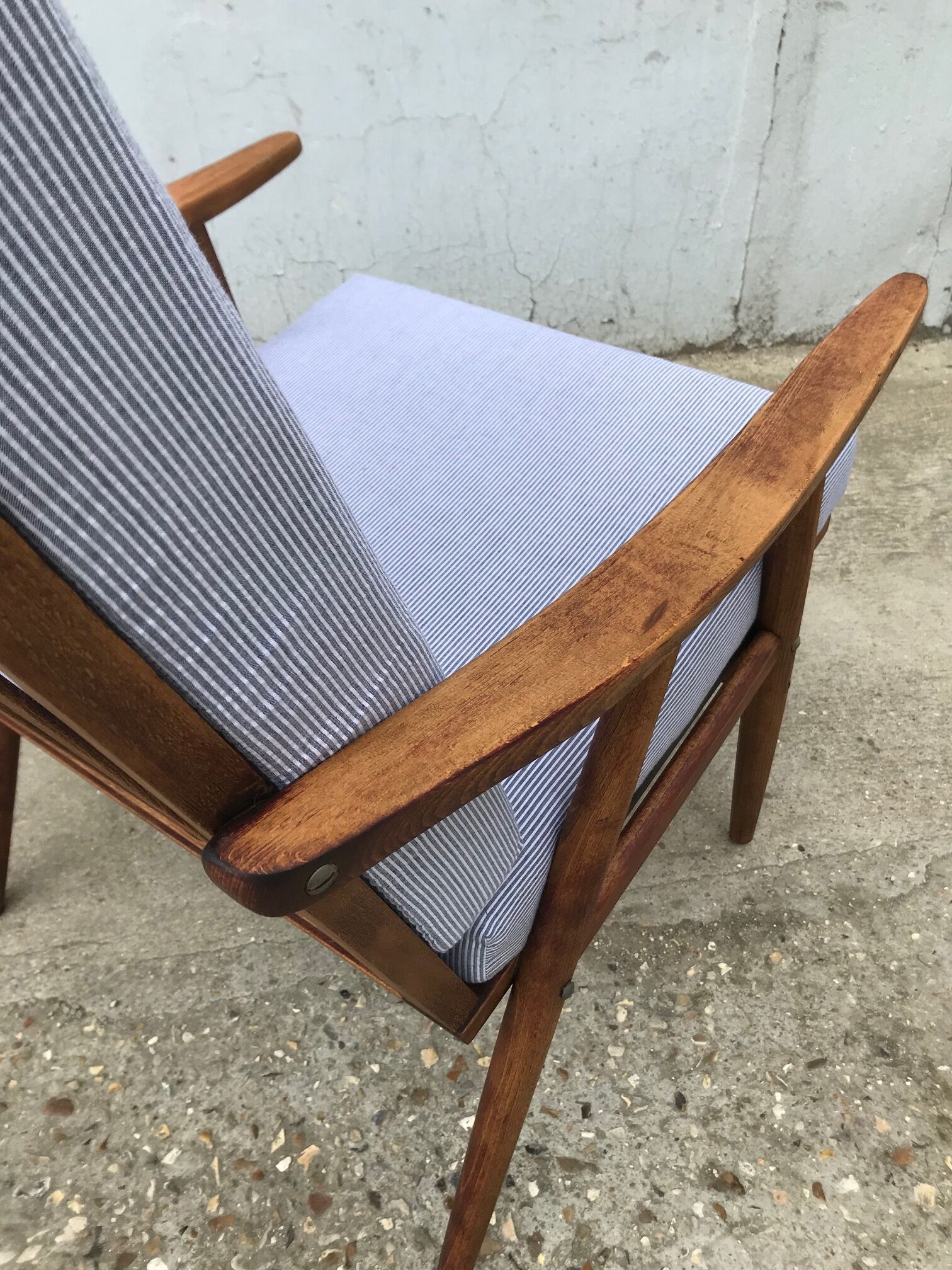 Boomerang armchair, edited by Thonet, 1960