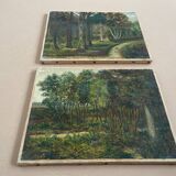 Set of 2 old paintings