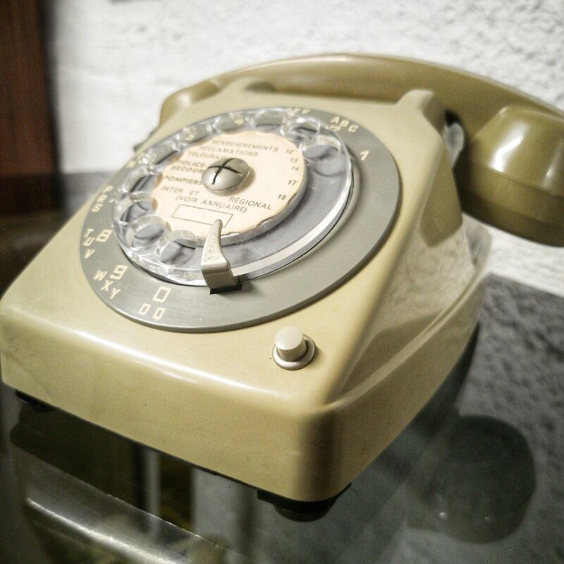 Vintage dial phone