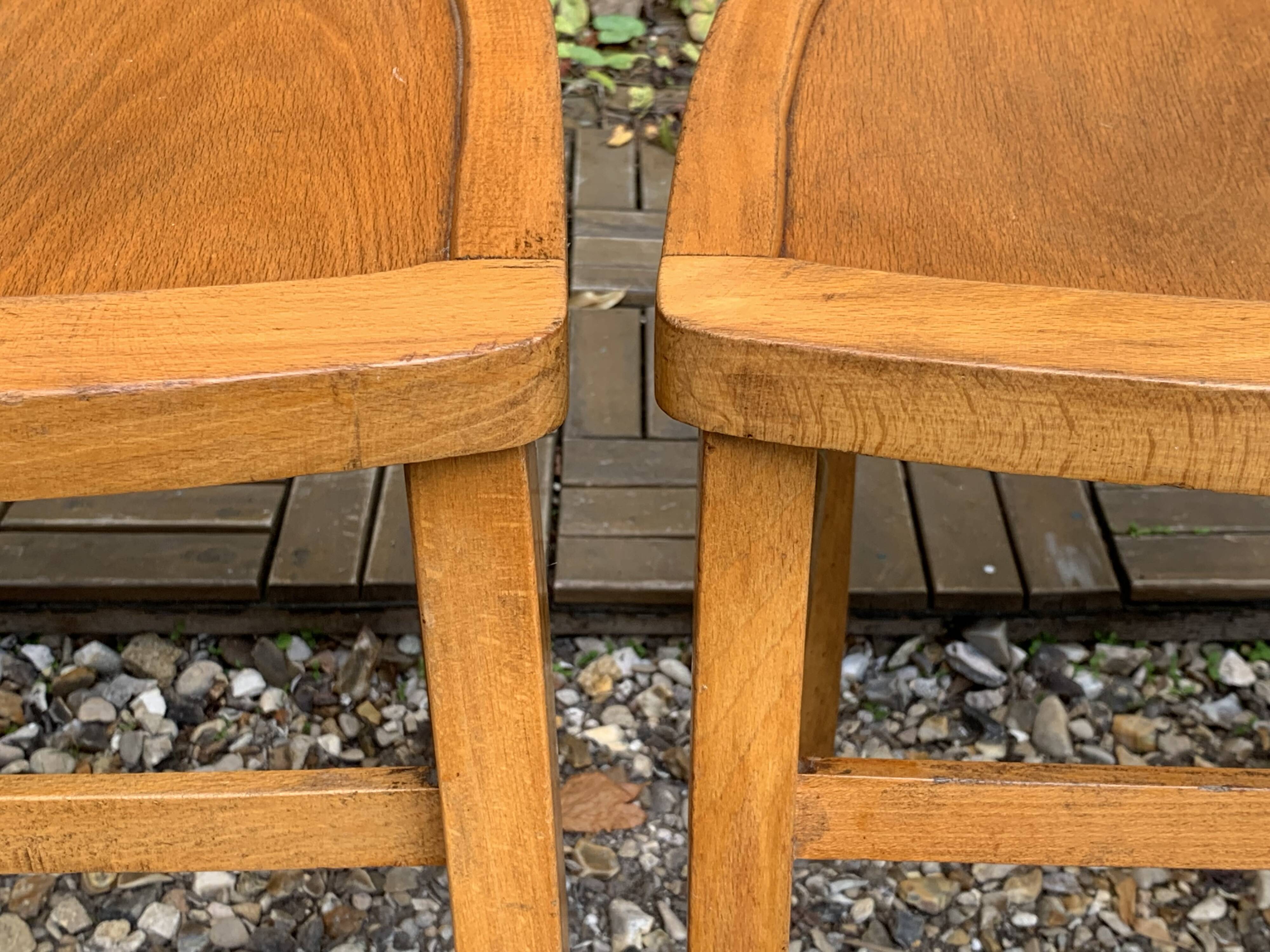 4 vintage Luterma bistro chairs 1940