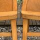 4 chaises bistrot vintage Luterma 1940