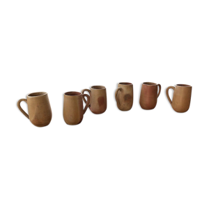 Tasses terre cuite
