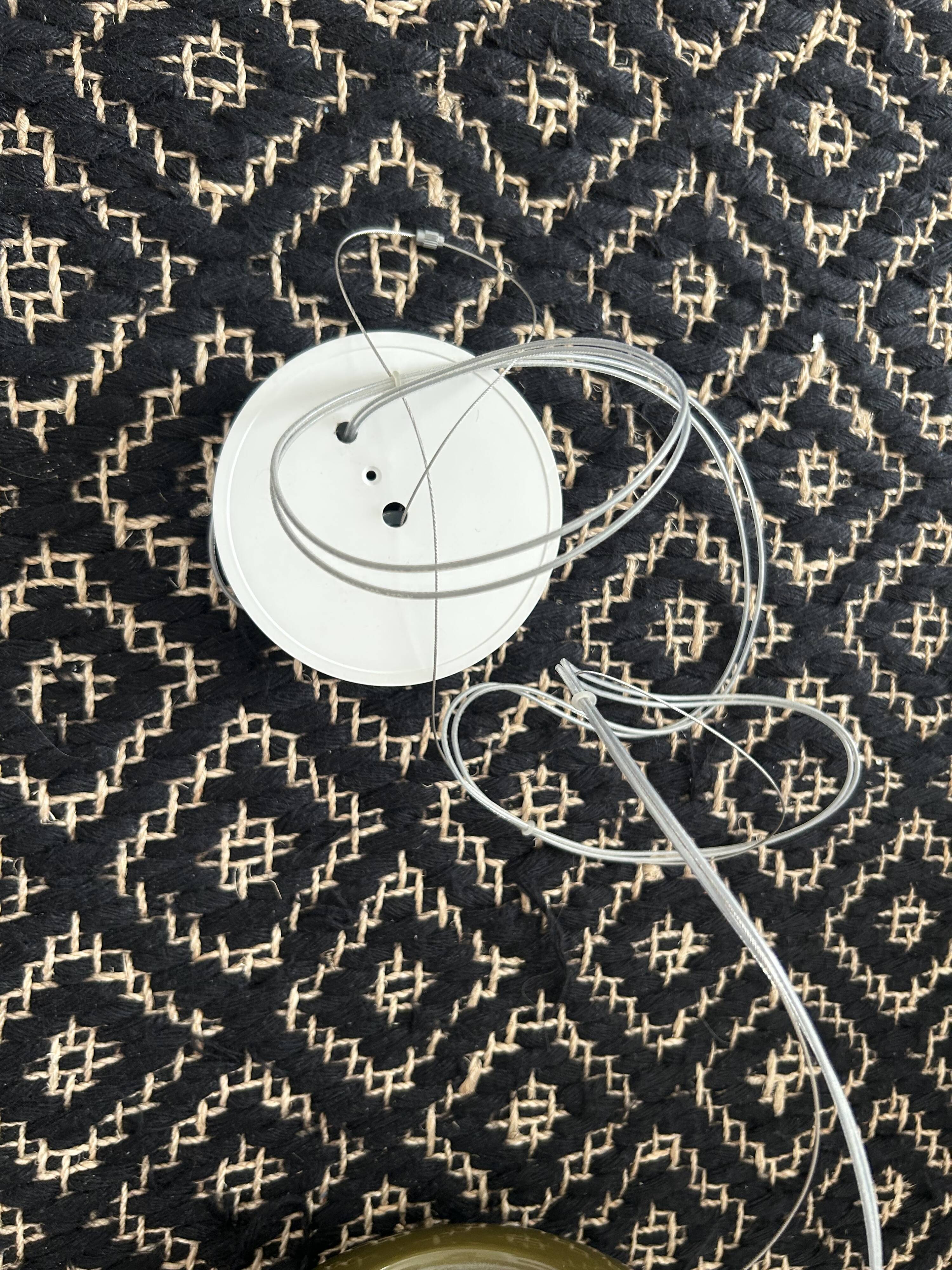 Chouchin No. 2 khaki glass pendant light by Foscarini